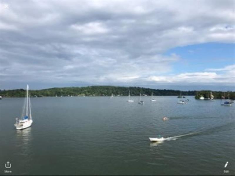 Mar Marina anchorage, a quiet cove at the west end of Shell Bay photo copyright Brian Simm taken at 