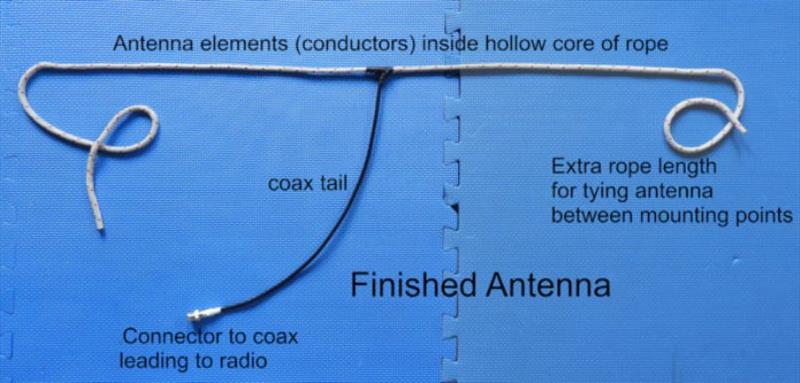 Finished Antenna photo copyright Barb Peck & Bjarne Hansen taken at 