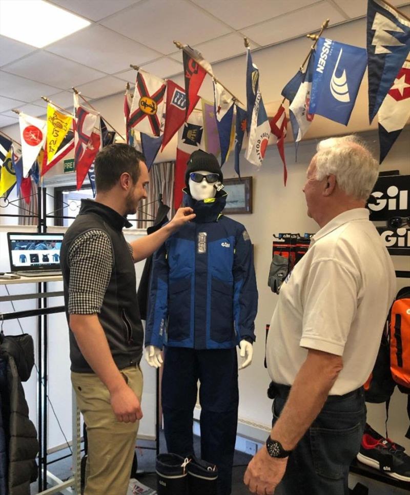 Joel Chadwick talks through the key features of the Gill OS2 Jacket photo copyright Peta Stuart-Hunt taken at 
