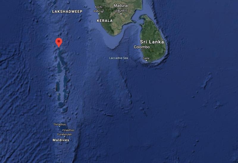Uligan is in Haa Alifu Atoll in the far north of the Maldives photo copyright Google Map taken at 