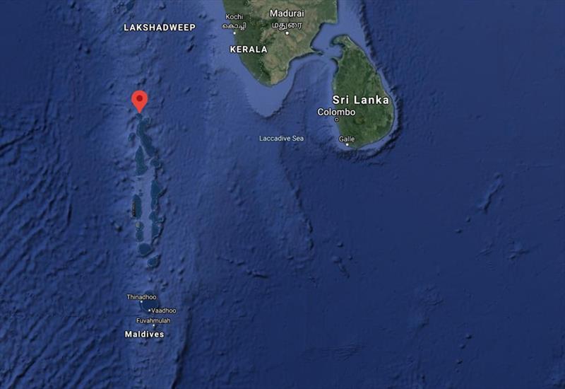 Uligan is in Haa Alifu Atoll in the far north of the Maldives - photo © Google Map
