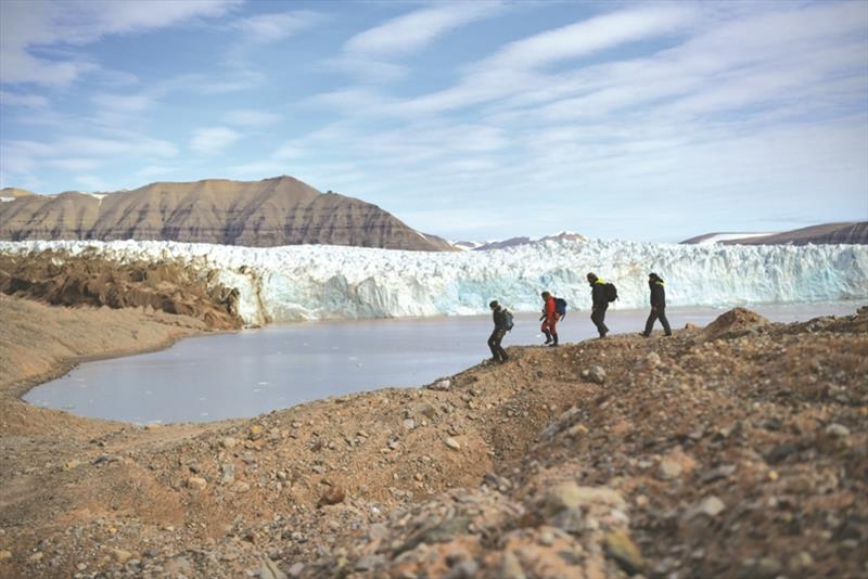 The Energy Observer team at Svalbard photo copyright Energy Observer Productions / Marta Sostres taken at 