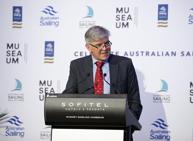Glenn Bourke during the 2019 Australian Sailing Awards Dinner at the Soffitel , Darling Harbour photo copyright Gregg Porteous taken at Australian Sailing