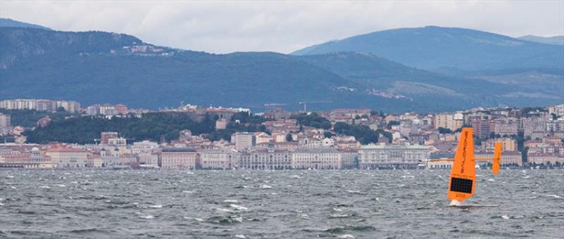 SD 1030 with the historic city of Trieste, Italy, in the final hours of the 2019-2020 ATL2MED mission. - photo © Istituto Nazionale di Oceanografia e Geofisica Sperimentale – OGS