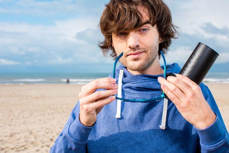 Founder and CEO Boyan Slat in The Ocean Cleanup sunglasses photo copyright The Ocean Cleanup taken at 