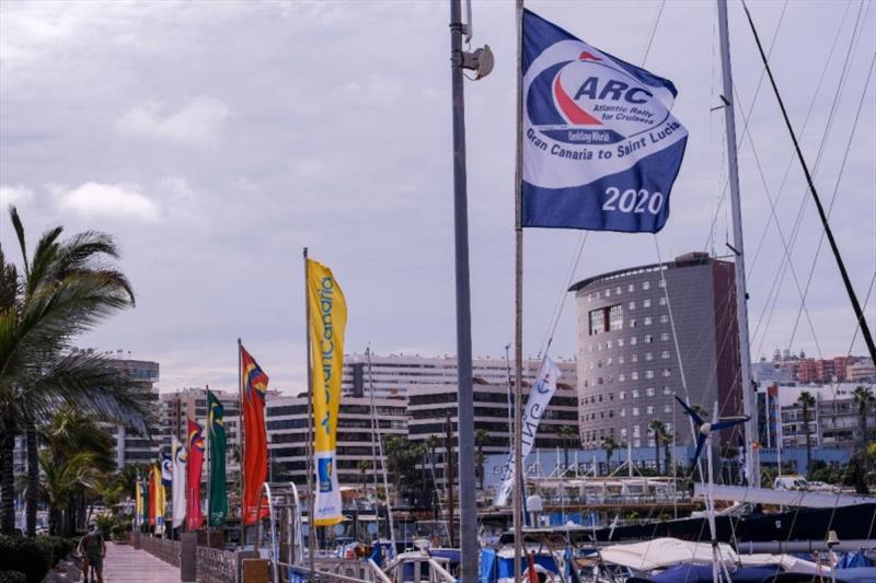 ARC Flag in Las Palmas Marina - photo © WCC / Jésus de Leon