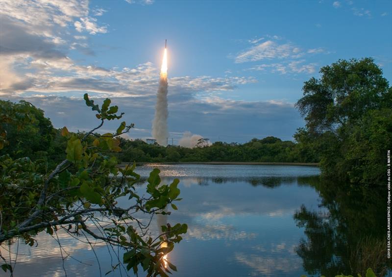 Guiana space centre - photo © CNES ESA Ariane space Optique Vidéo CSGS Martin, 2018