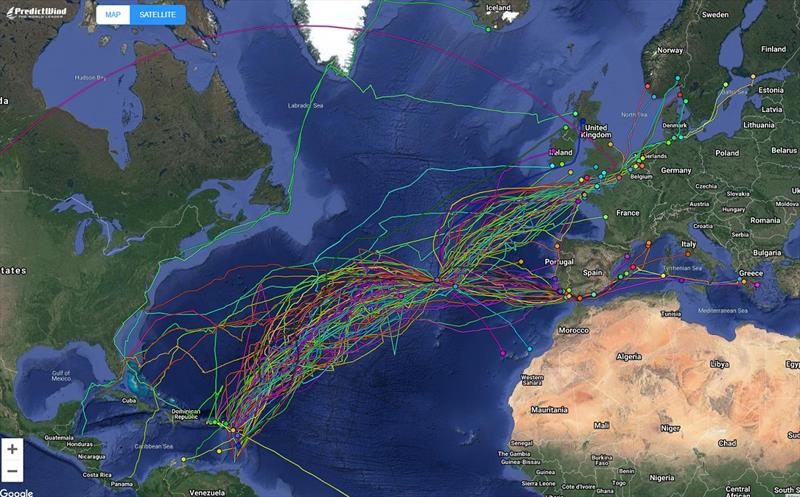 Predict Wind tracker established for the fleet of boats being assisted during the pandemic in the Atlantic, one of the resources available to the OCC Award winners photo copyright Daria Blackwell taken at Ocean Cruising Club