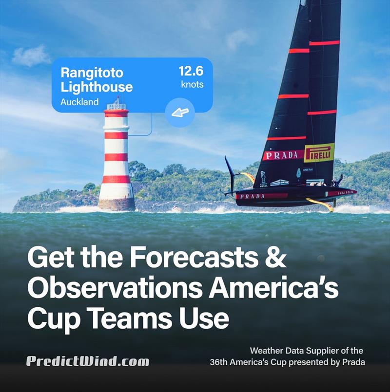 Americas Cup observations from PredictWind photo copyright Predictwind.com taken at 