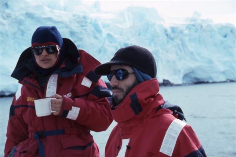 Doina and Ivan in Antarctica - photo © Jimmy Cornell
