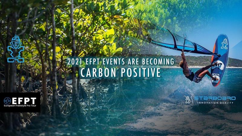 Starboard stepping up to turn the EFPT carbon positive photo copyright EFPT taken at 