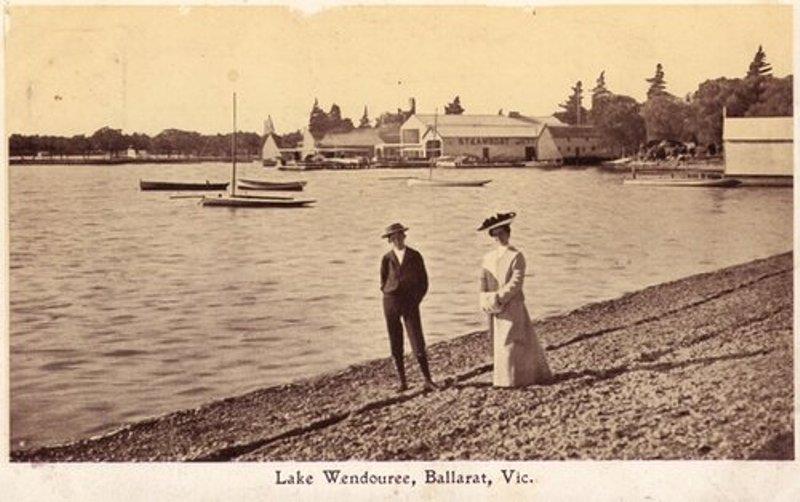 Lake Wendouree 1880's photo copyright Southern Woodenboat Sailing taken at 