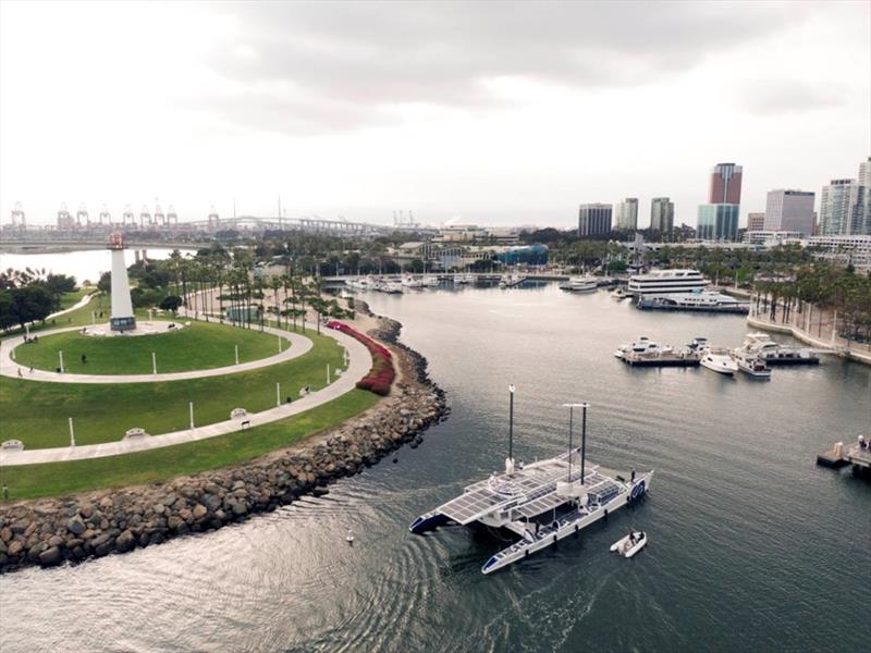 Energy Observer in Long Beach - photo © Energy Observer Productions - Justin L. Stewart