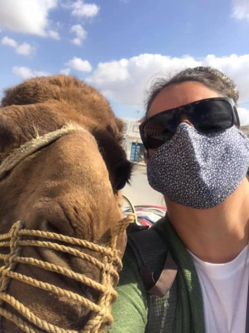 Have you even been to Africa if you don't have a selfie with a Camel? photo copyright SV Red Roo taken at 