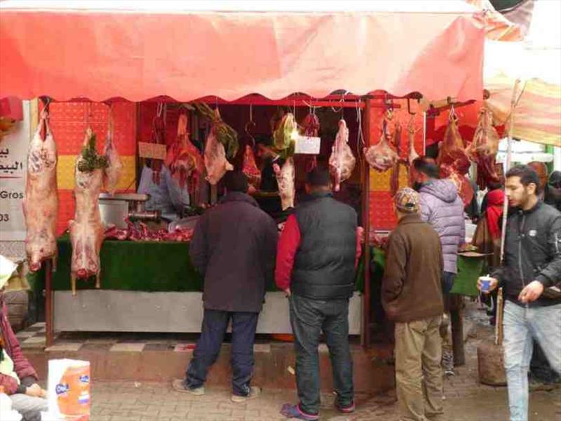 Tunis Medina meat stall - photo © SV Red Roo