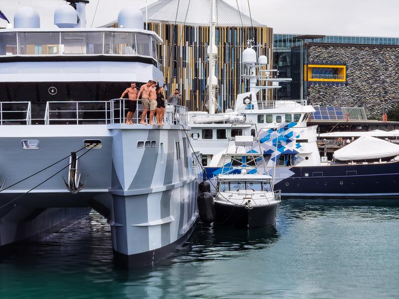 1. Live Ocean Winter Dip - celebrated at Auckland's Wynyard Basin - June 8, 2021 - photo © Richard Gladwell / Sail-World.com / nz