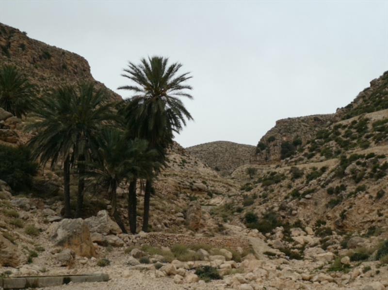 The landscape as we travelled south in Tunisia photo copyright SV Red Roo taken at 