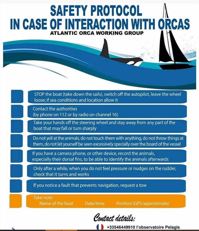 Safety protocols photo copyright The Atlantic Orca Working Group taken at 