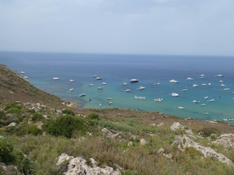 Weekend boats at Ramla photo copyright SV Red Roo taken at 