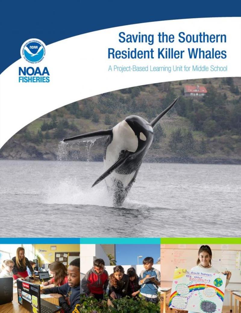 Curriculum cover page photo copyright NOAA Fisheries taken at 