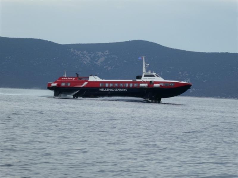 The Hydrofoil Ferry back to our anchorage - photo © Red Roo