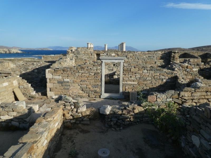 Ruins at Delos photo copyright Red Roo taken at 