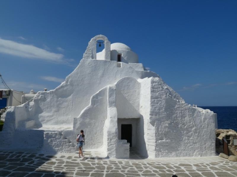 One of the famous churches on the shoreline photo copyright Red Roo taken at 