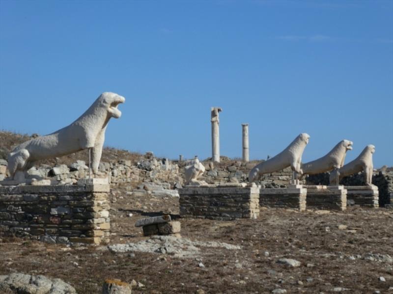 Ruins at Delos photo copyright Red Roo taken at 