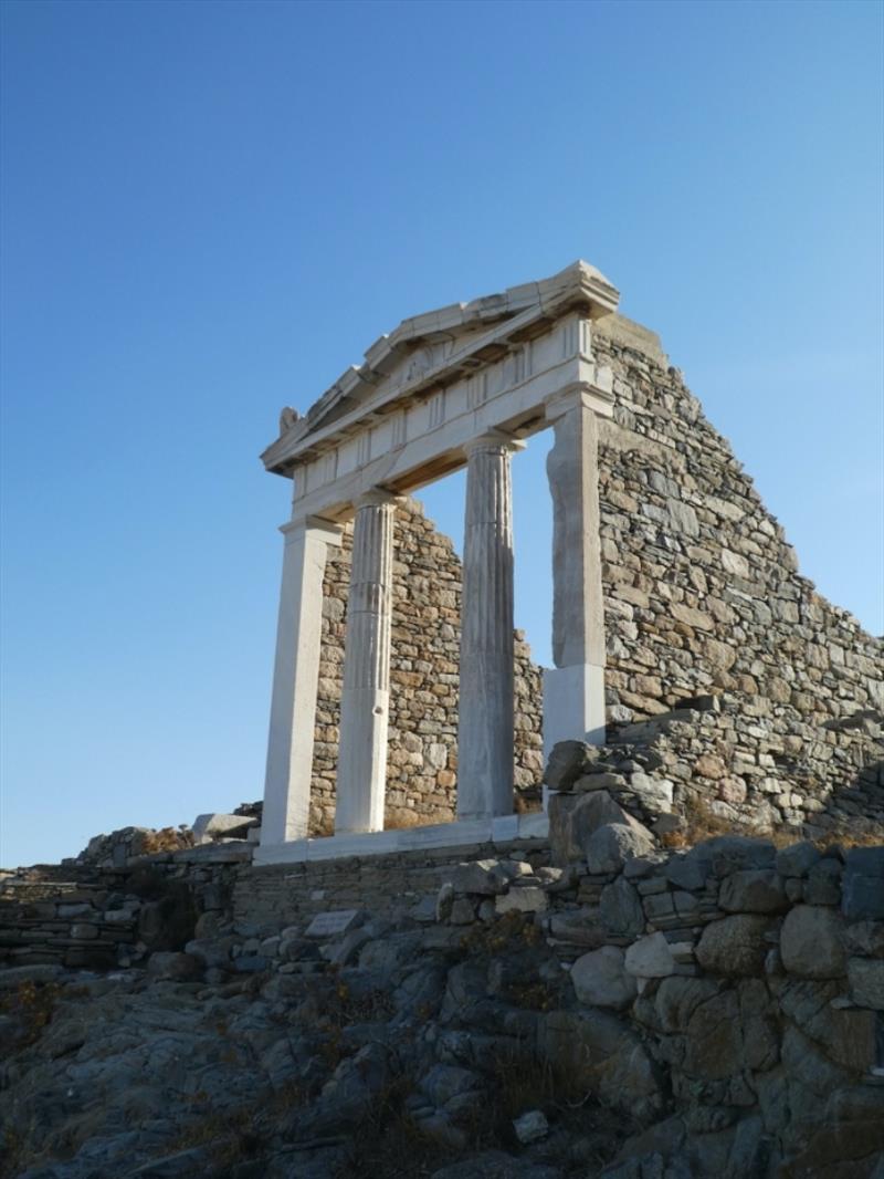 Ruins at Delos photo copyright Red Roo taken at 