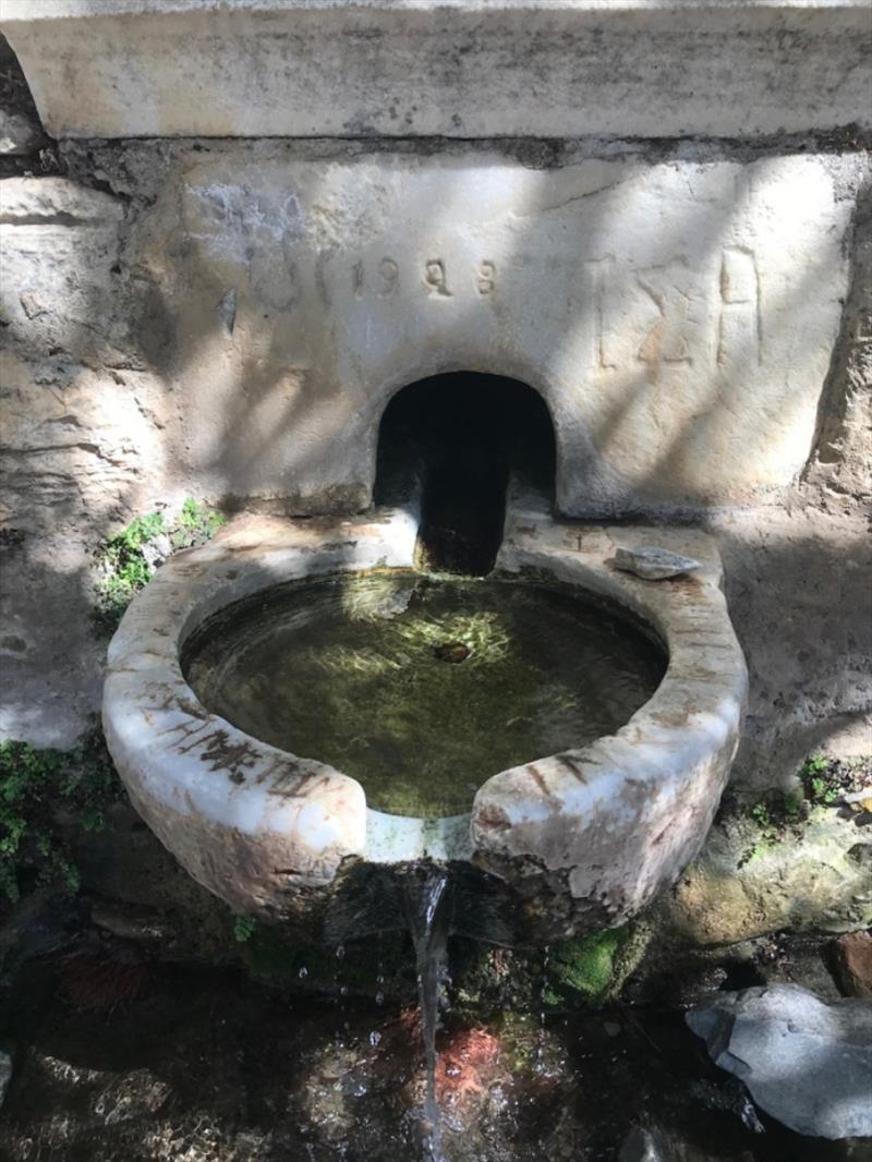 Fresh mountain spring water on one of our walks photo copyright Red Roo taken at 