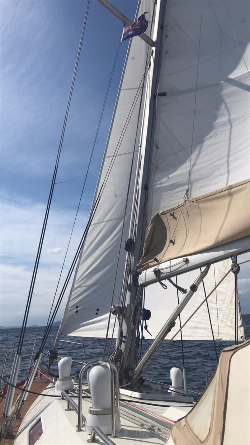 Good sailing to Folegrandos - photo © SV Red Roo