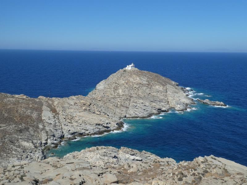 Hiking to the lighthouse photo copyright SV Red Roo taken at 