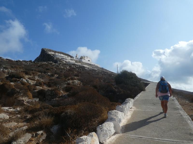 Walking up to the Monastery photo copyright SV Red Roo taken at 