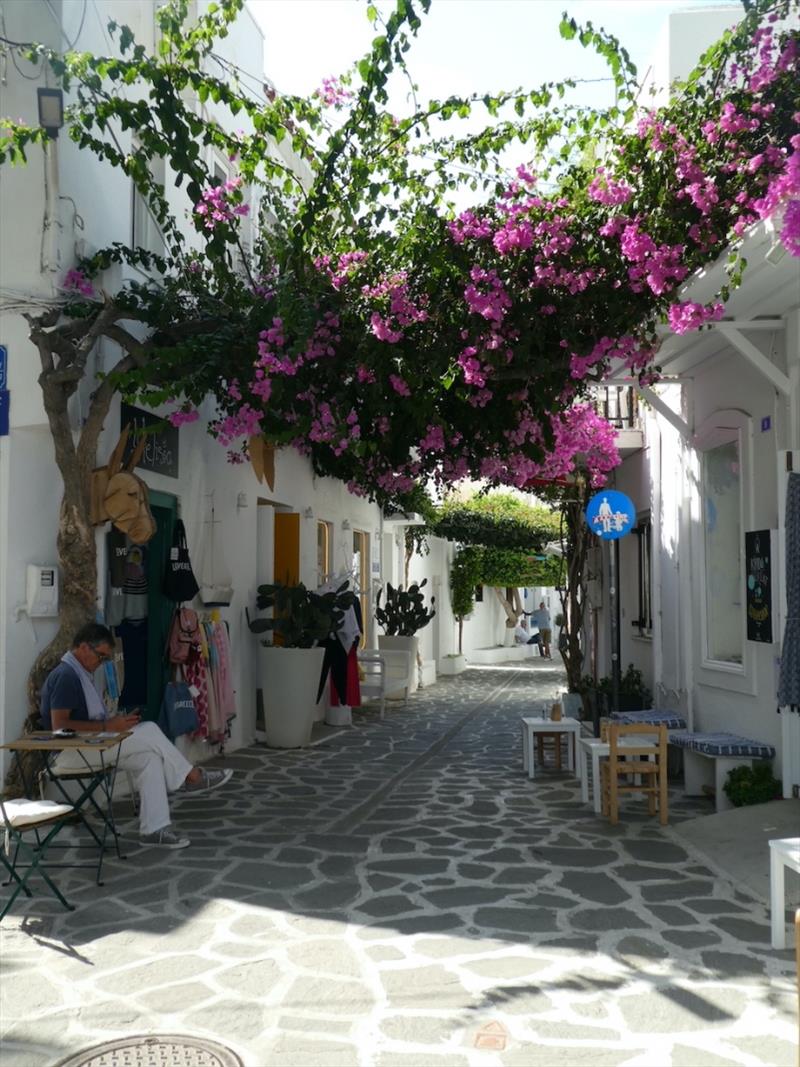 The streets of Paros photo copyright SV Red Roo taken at 