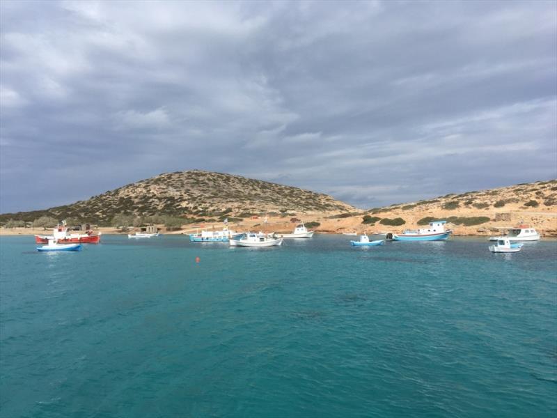 Amorgos Anchorage photo copyright SV Red Roo taken at 