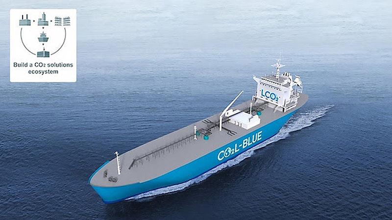 LCO2 carrier - new markets for a new world - photo © Mitsubishi Shipbuilding