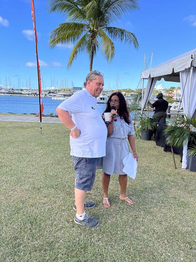 ARC January - Chefs' Demo ‘on the green' in Rodney Bay Marina photo copyright World Cruising Club taken at 