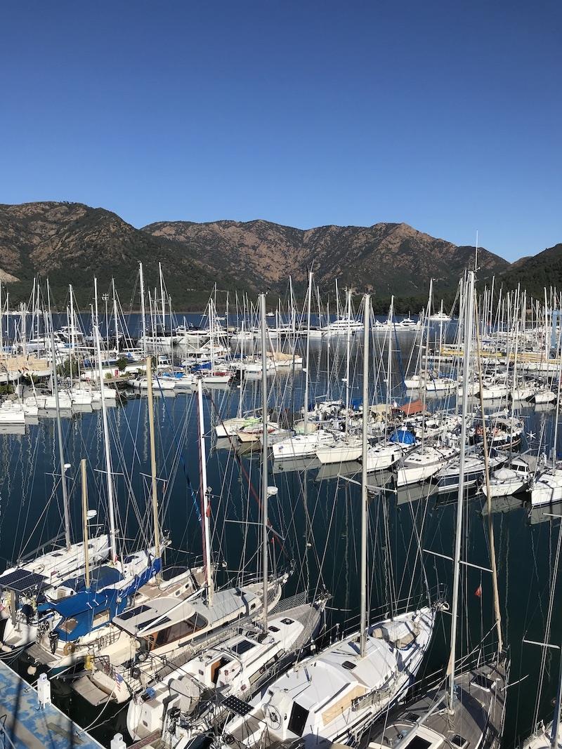 View from the top of the mast - photo © SV Red Roo