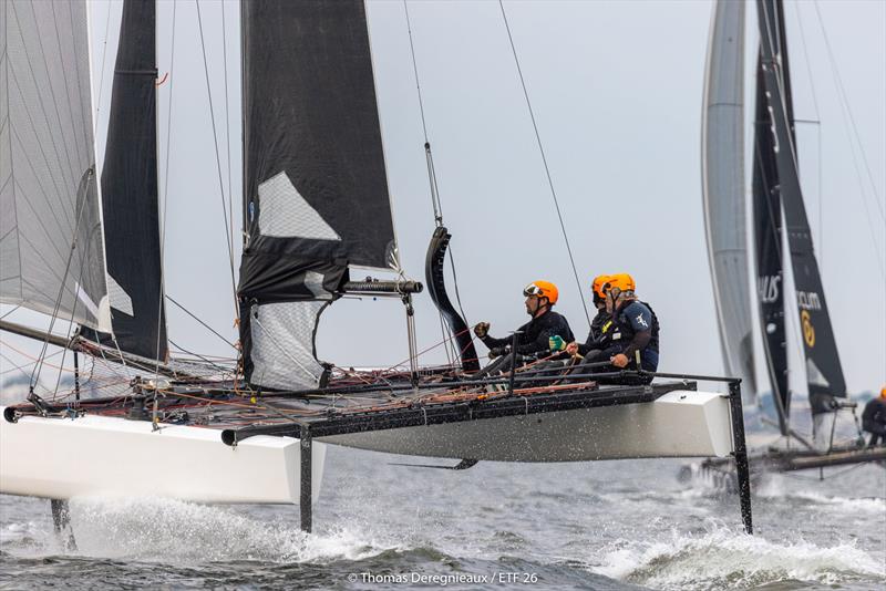 ETF26's competing at La Trinité-sur-Mer on the 2021 circuit photo copyright Thomas Deregnieaux  taken at Société Nautique de La Trinité-sur-Mer