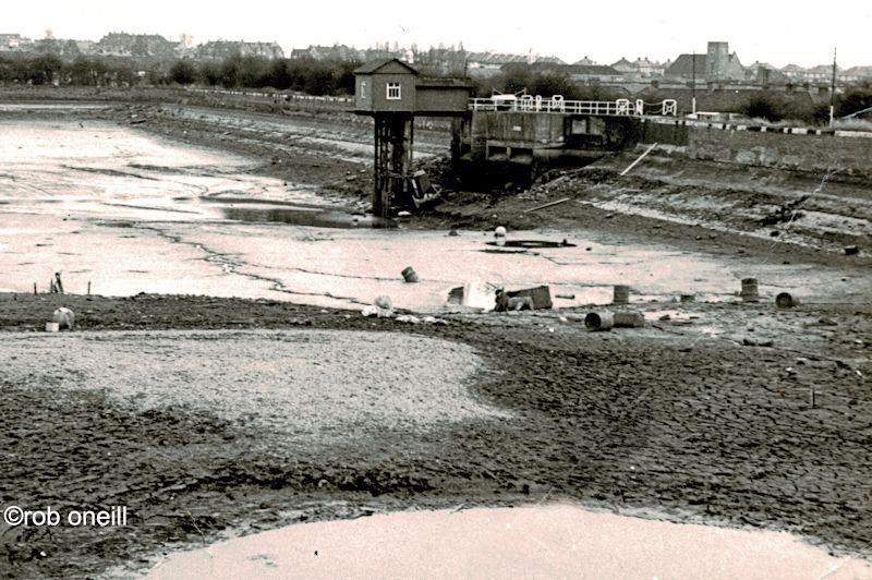 London's Welsh Harp reservoir (Wembley) had to be drained down for essential maintenance photo copyright Rob O’Neill taken at Wembley Sailing Club