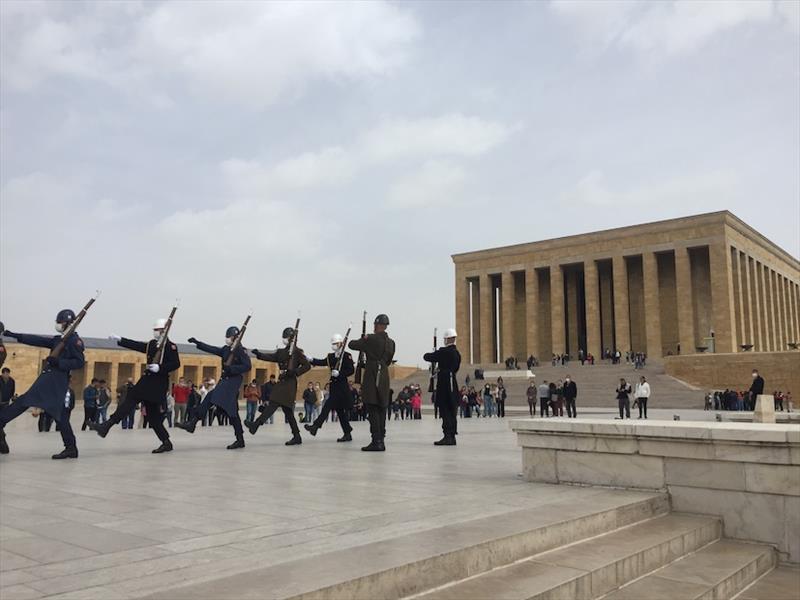 Ataturk Mausoleum - photo © SV Red Roo