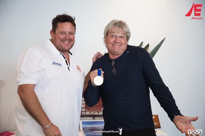 Mark Crier wondering how he came third and won PHS - 2022 Gold Coast and Australasian Etchells Championship photo copyright Nic Douglass @sailorgirlhq taken at 