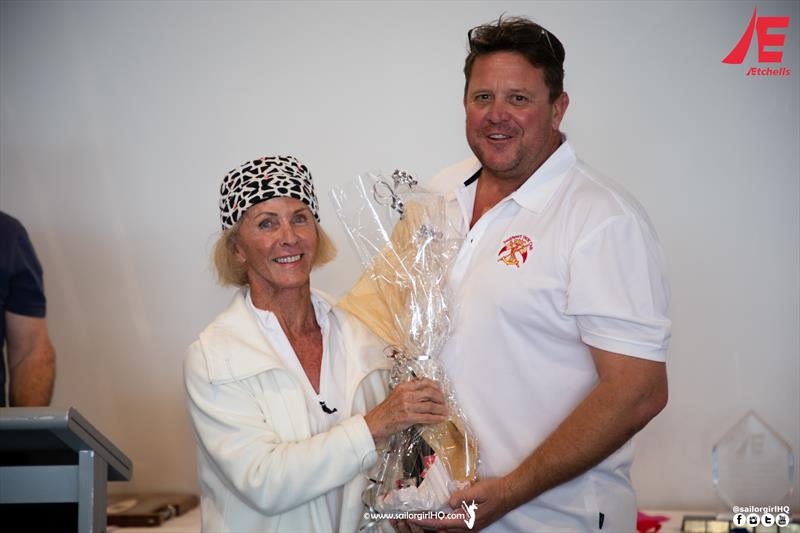Winner of the Ladies Trophy, JC Strong - 2022 Gold Coast and Australasian Etchells Championship photo copyright Nic Douglass @sailorgirlhq taken at 