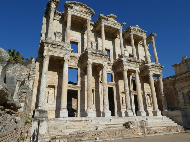 The Library of Celsus at Ephesus - photo © SV Red Roo