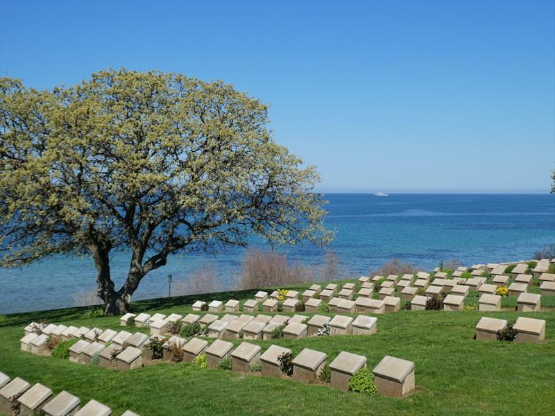 Shrapnel Valley Cemetery photo copyright SV Red Roo taken at 