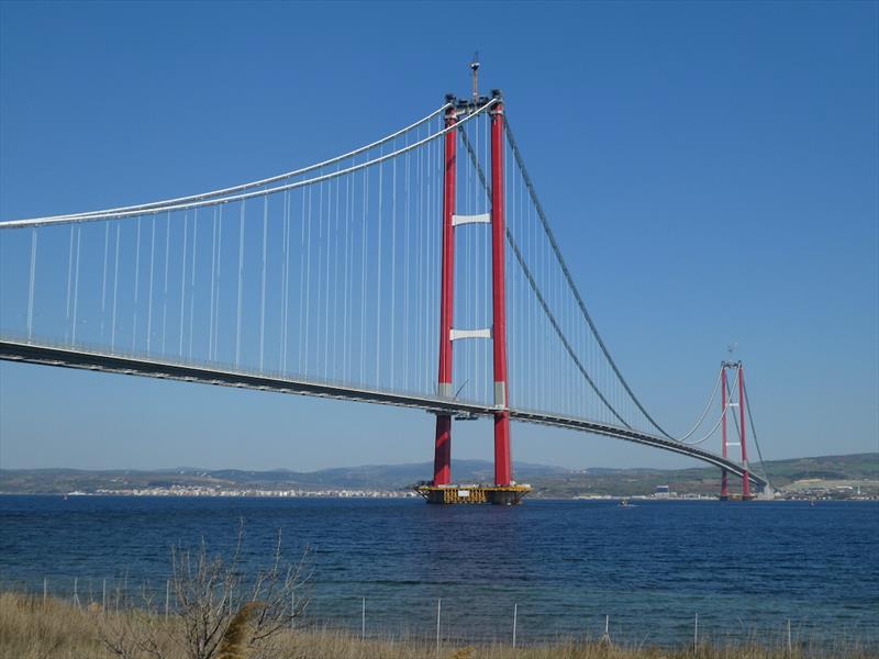 The New 1915 Canakkale Suspension Bridge - photo © SV Red Roo