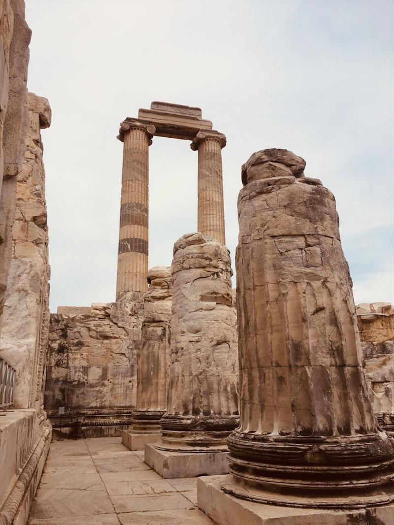 Gigantic Columns at Didim photo copyright SV Red Roo taken at 