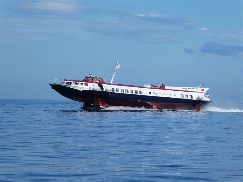 Albania - Greek Hydrofoil Fast Ferry - photo © SV Red Roo