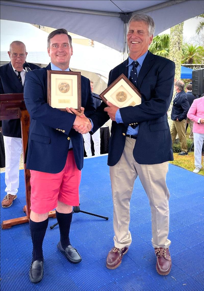 Chris Lewis (left) and Stan Honey photo copyright Trixie Wadson taken at Royal Bermuda Yacht Club