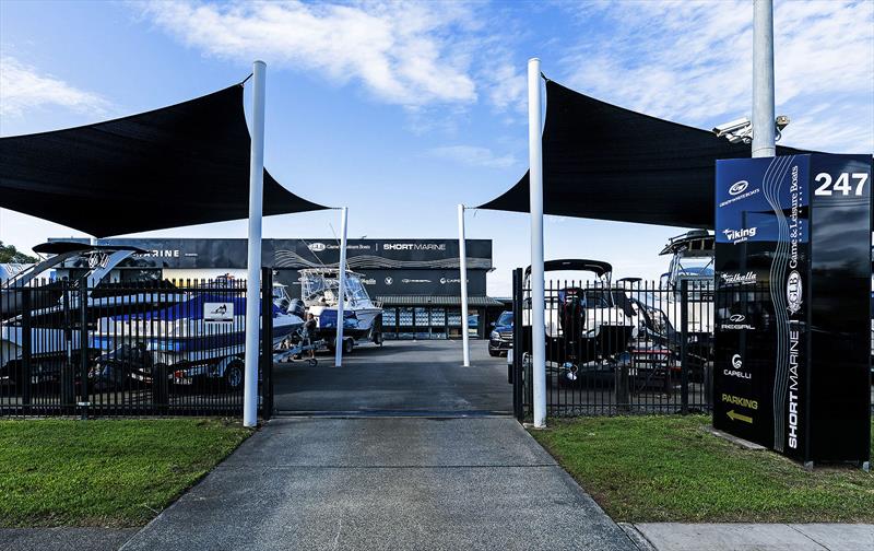 The entrance to Short Marine off Bayview Street in Runaway Bay on the Gold Coast. - photo © Short Marine